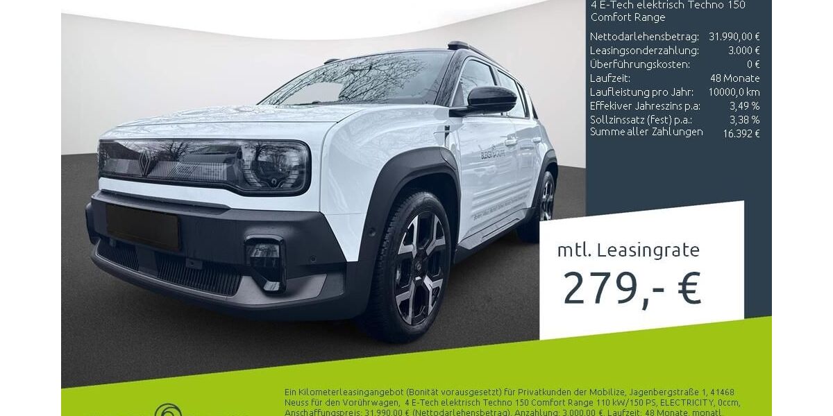 Renault R 4 5.000 km 33.180 &euro; Borken 46325