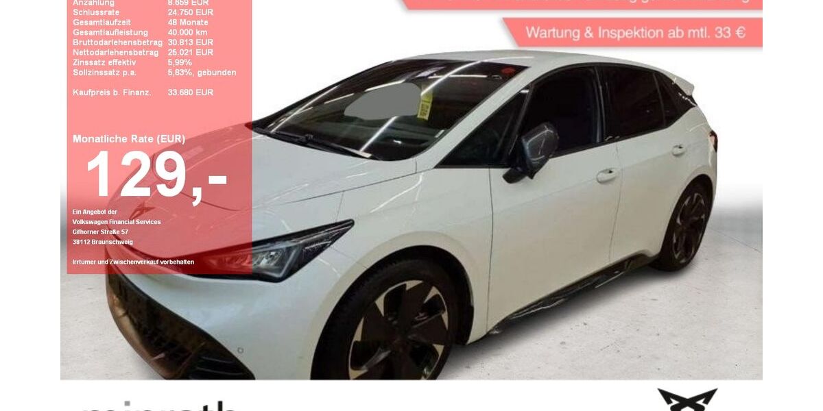 Cupra Born 18.918 km 33.430 &euro; Moers-Hülsdonk 47441