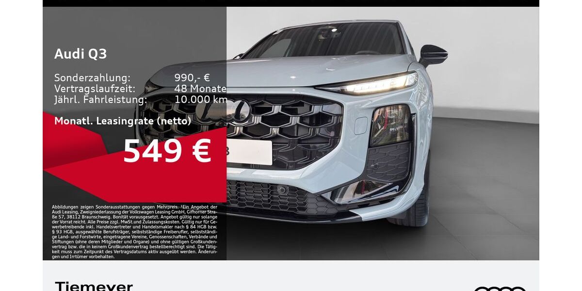 Audi Q3 3.050 km 52.980 &euro; Oberhausen 46047