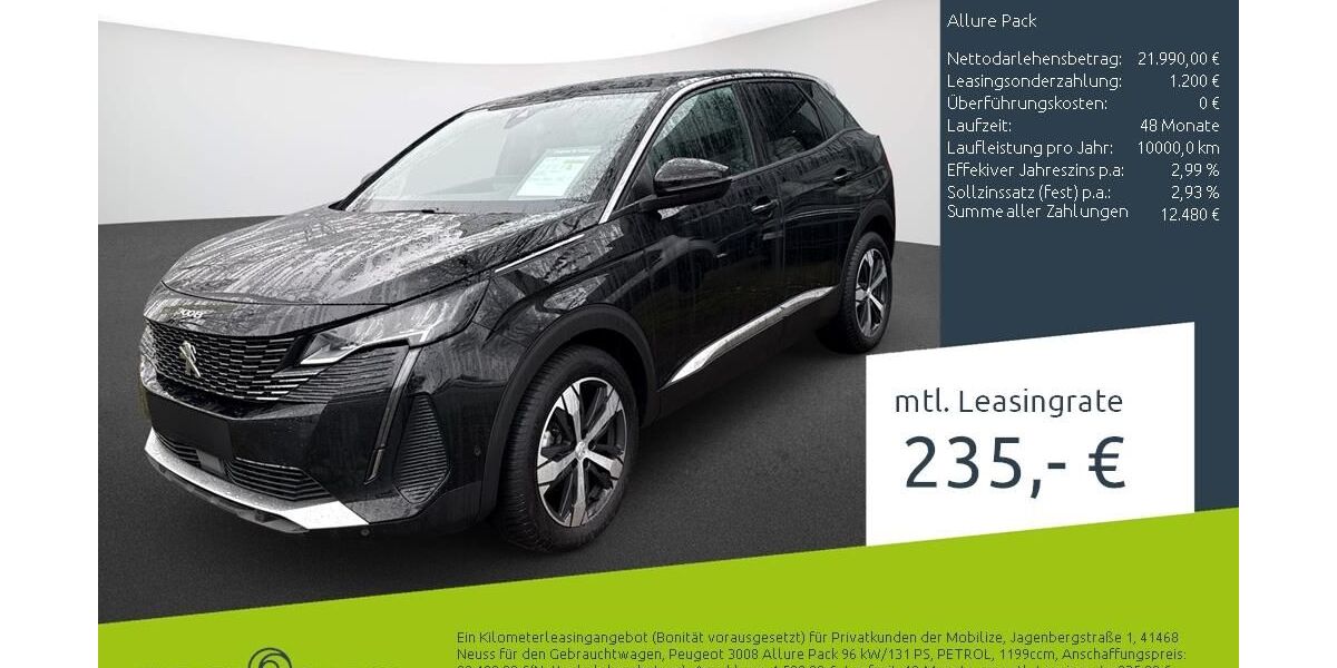 Peugeot 3008 45.507 km 19.389 &euro; Borken 46325