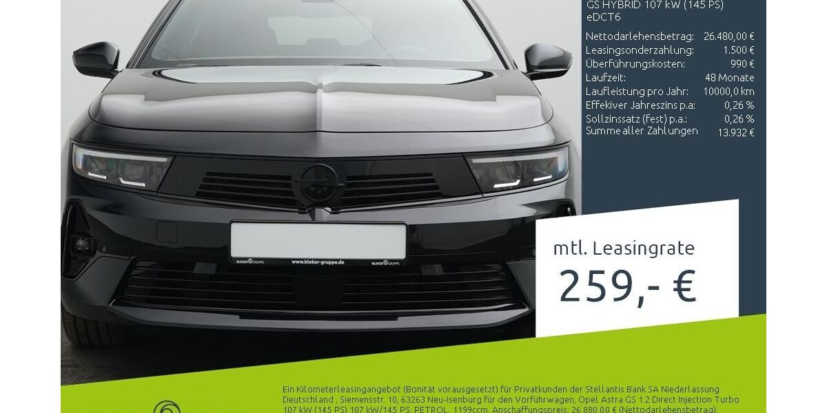 Opel Astra 17.500 km 25.880 &euro; Bocholt 46395