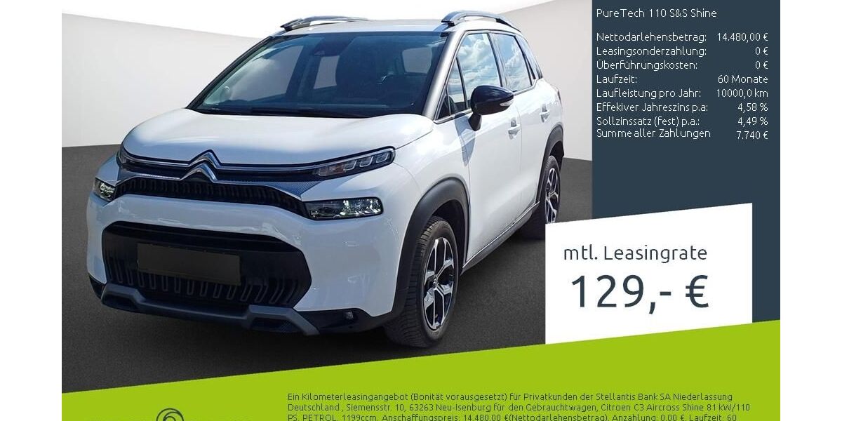 Citroen C3 Aircross 17.760 km 14.949 &euro; Borken 46325