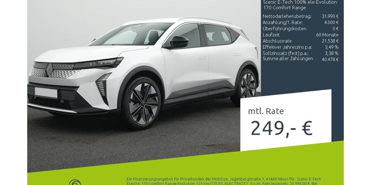 Renault Scenic 1.500 km 33.670 &euro; Borken 46325