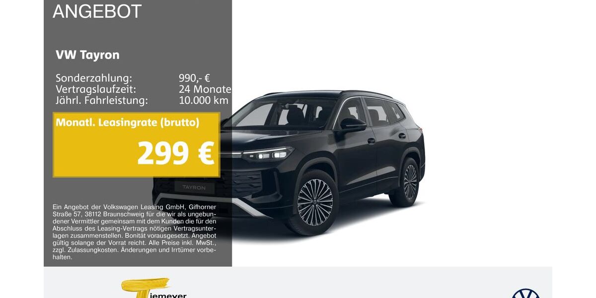 VW Tayron 26.079 km 39.790 &euro; Oberhausen 46047