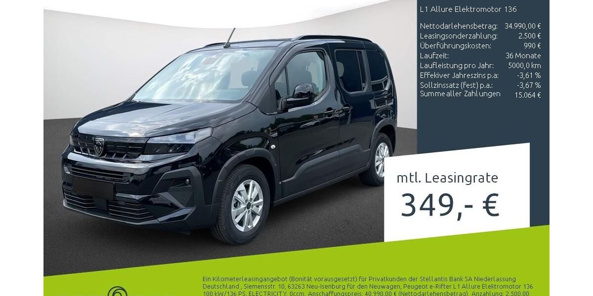 Peugeot Rifter 3.500 km 31.870 &euro; Bocholt 46395