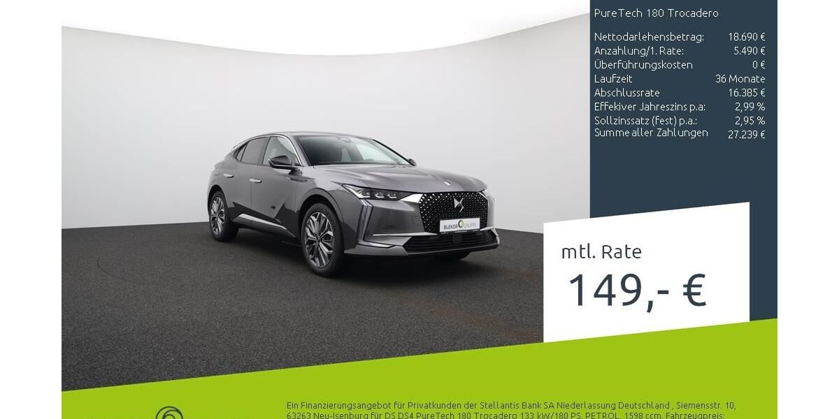 DS Automobiles DS4 20.110 km 23.839 &euro; Borken 46325