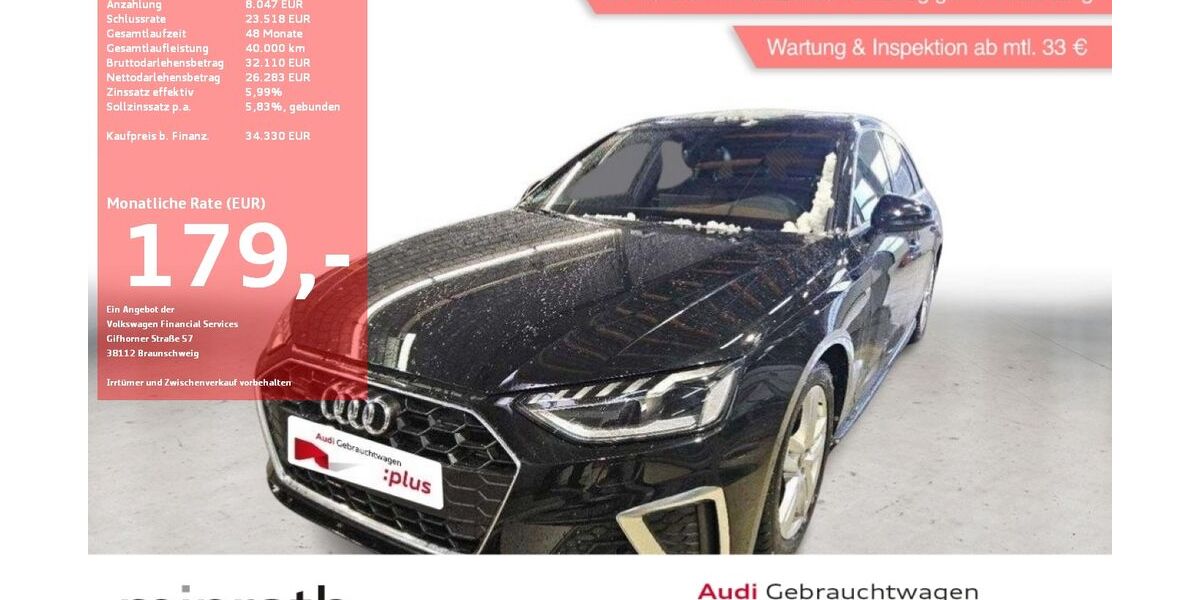 Audi A4 32.663 km 34.070 &euro; Moers-Hülsdonk 47441