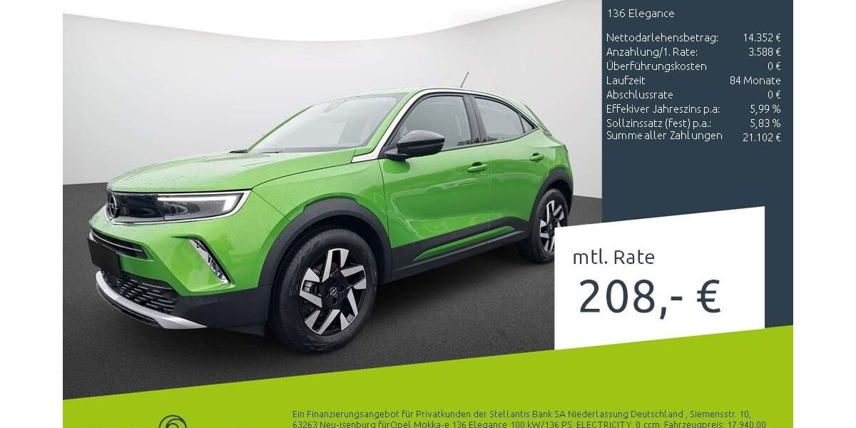 Opel Mokka-e 21.733 km 17.940 &euro; Bocholt 46395