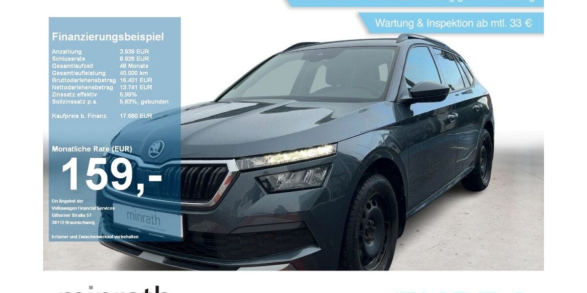 Skoda Kamiq 60.907 km 17.180 &euro; Moers 47441