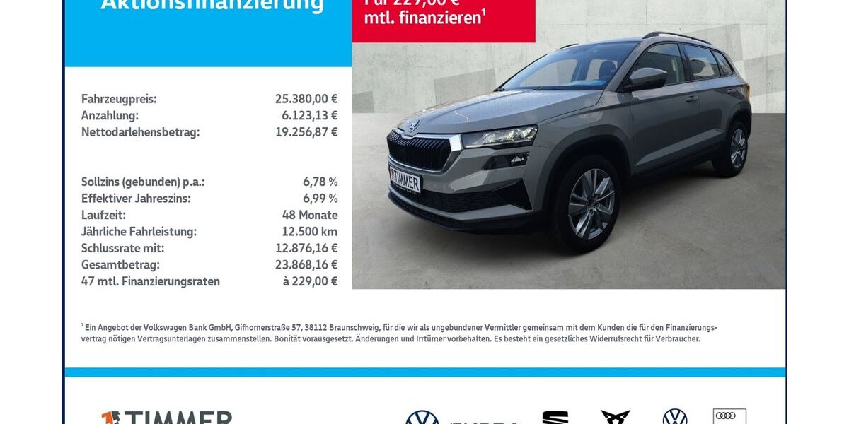 Skoda Karoq 50.989 km 24.880 &euro; Borken 46325