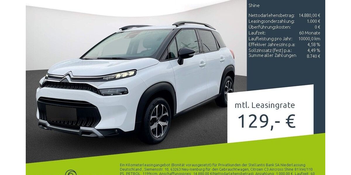 Citroen C3 Aircross 19.414 km 13.789 &euro; Bocholt 46395