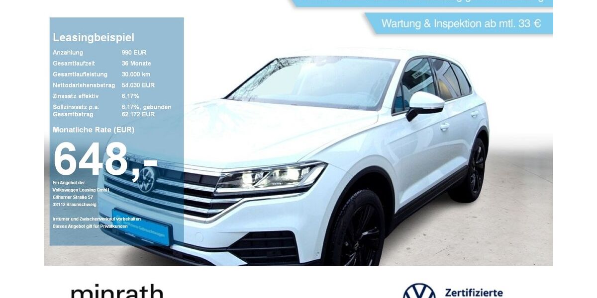 VW Touareg 12.804 km 54.030 &euro; Geldern 47608