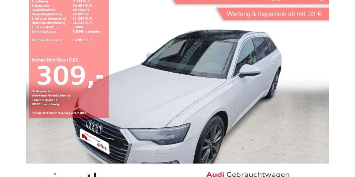 Audi A6 55.585 km 34.480 &euro; Moers-Hülsdonk 47441
