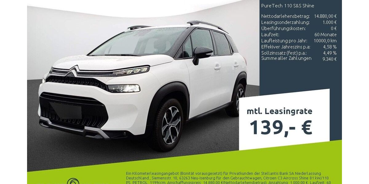 Citroen C3 Aircross 20.839 km 13.776 &euro; Bocholt 46395