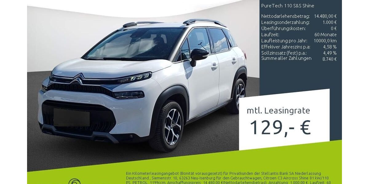 Citroen C3 Aircross 13.288 km 14.949 &euro; Borken 46325
