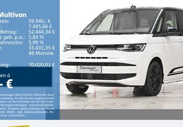 VW T7 Multivan 3.133 km 59.940 &euro; Duisburg 47059