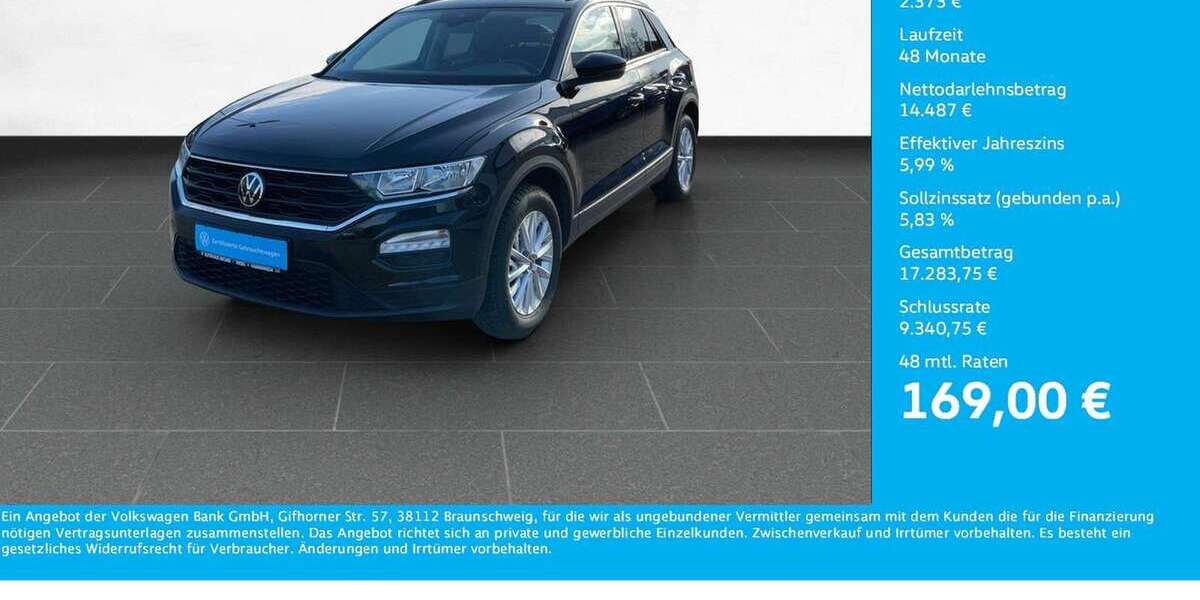 VW T-Roc 98.459 km 16.860 &euro; Wesel 46485