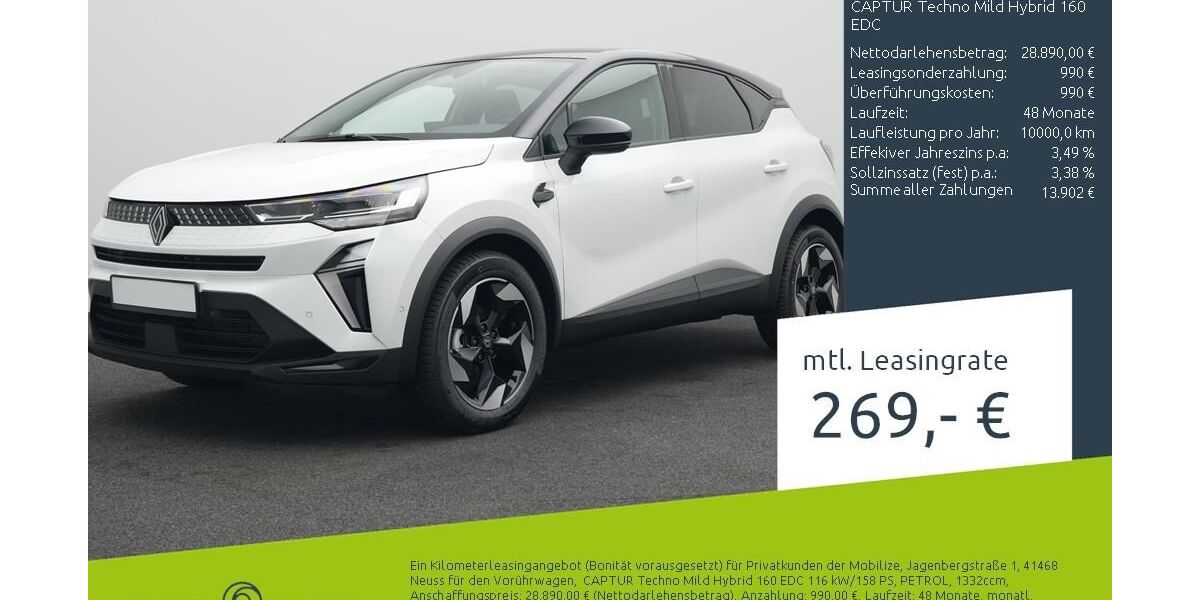 Renault Captur 4.000 km 25.260 &euro; Borken 46325