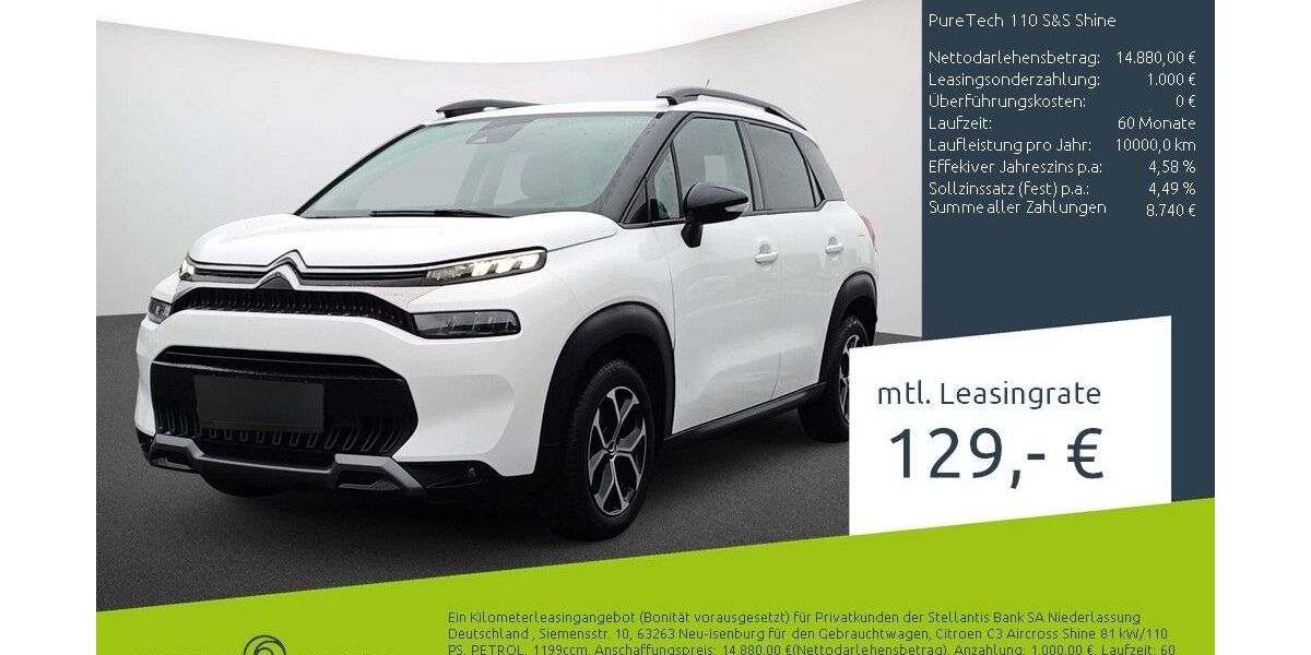 Citroen C3 Aircross 16.376 km 13.994 &euro; Bocholt 46395