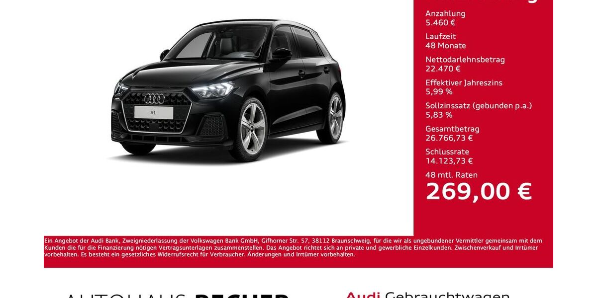 Audi A1 4.512 km 27.930 &euro; Wesel 46485