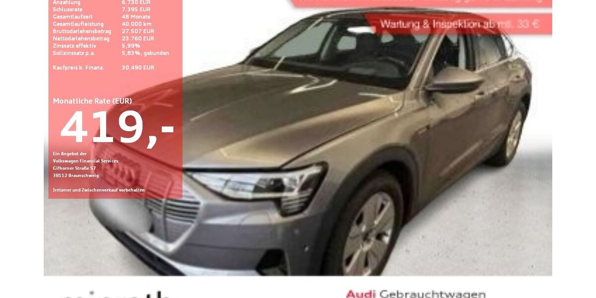 Audi e-tron 45.875 km 27.990 &euro; Moers-Hülsdonk 47441