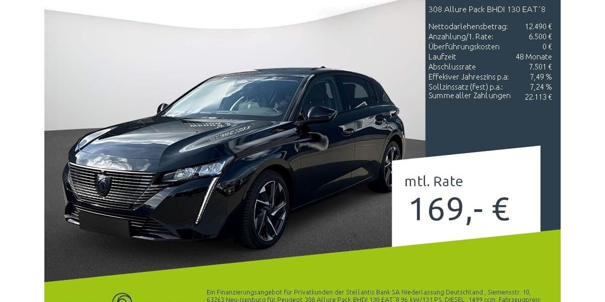 Peugeot 308 72.252 km 19.273 &euro; Bocholt 46395