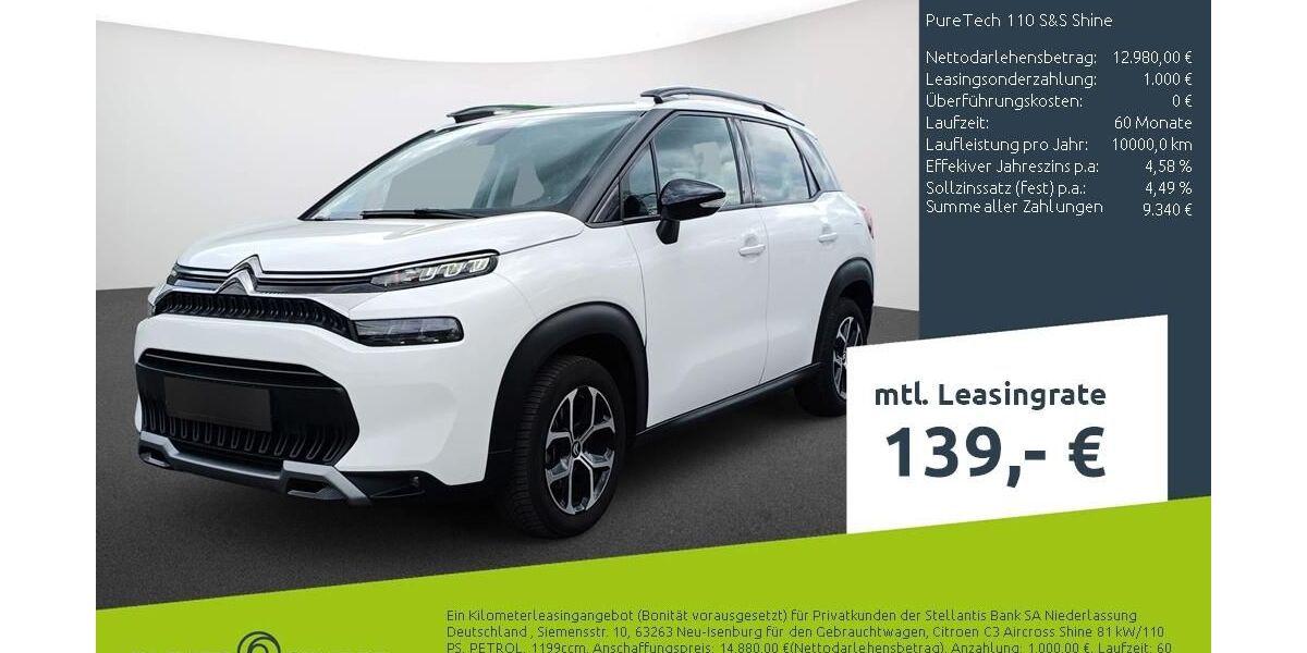 Citroen C3 Aircross 19.742 km 13.195 &euro; Borken 46325