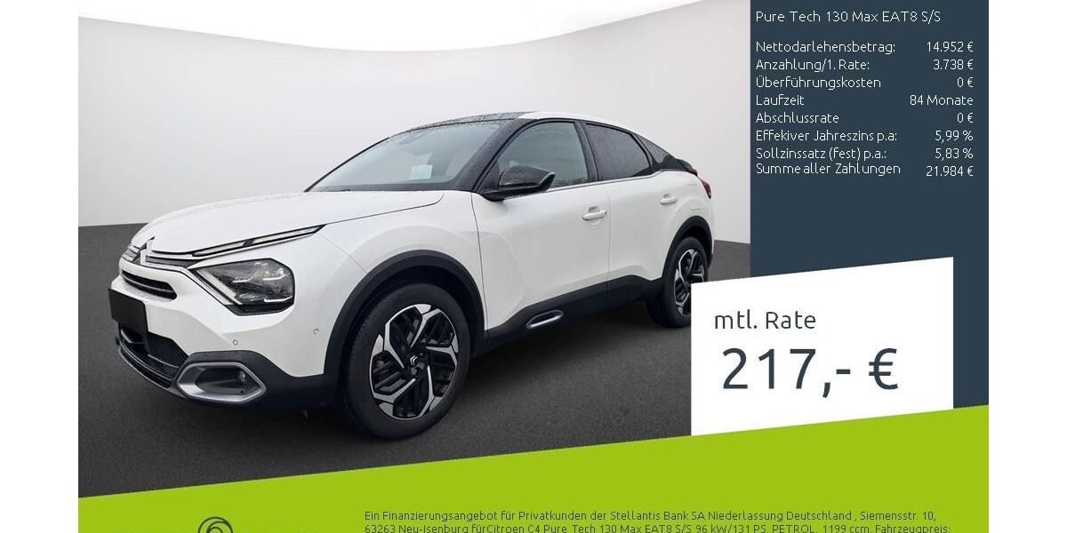 Citroen C4 27.110 km 18.689 &euro; Bocholt 46395