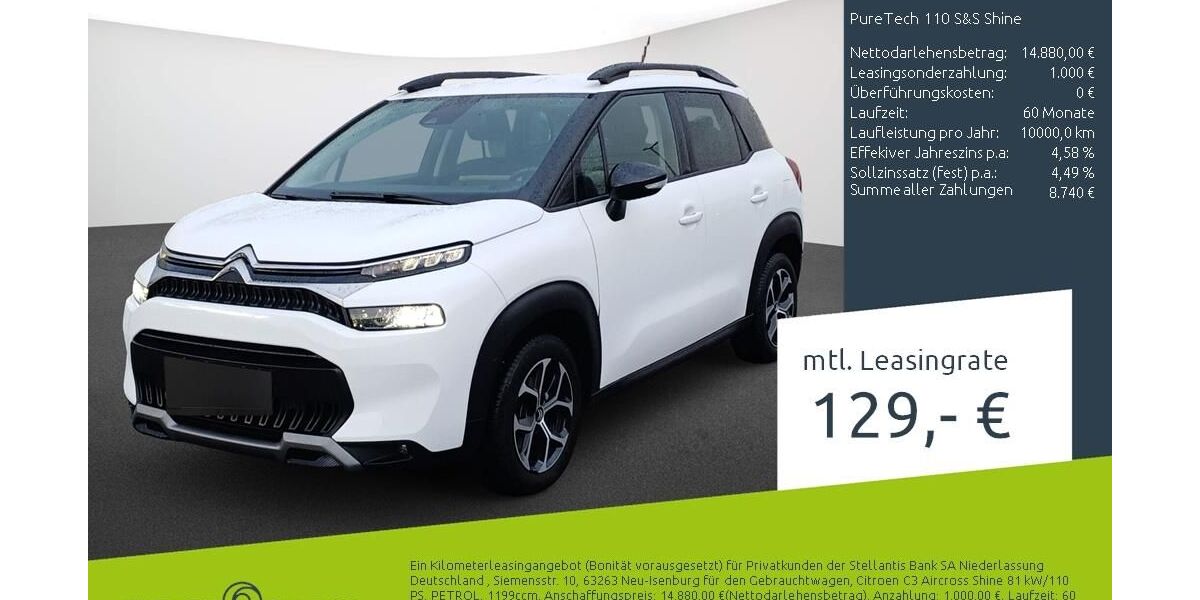 Citroen C3 Aircross 10.658 km 15.489 &euro; Borken 46325