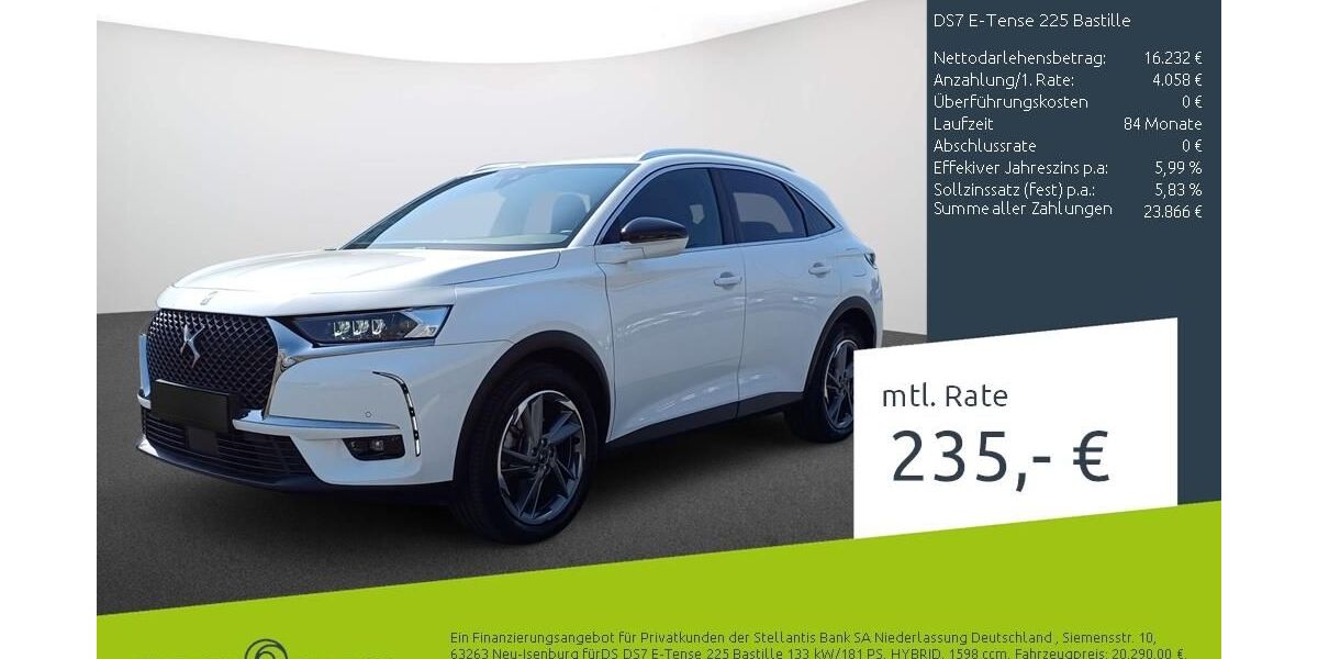 DS Automobiles DS7 (Crossback) 40.489 km 19.999 &euro; Borken 46325