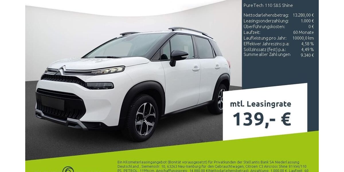 Citroen C3 Aircross 14.820 km 13.789 &euro; Borken 46325