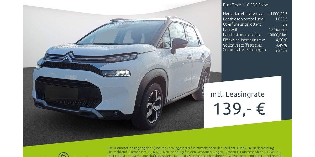 Citroen C3 Aircross 15.692 km 14.949 &euro; Bocholt 46395