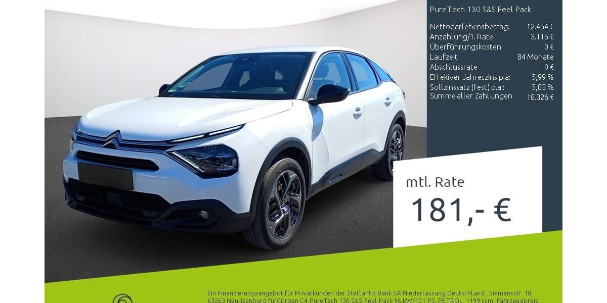 Citroen C4 12.879 km 15.580 &euro; Borken 46325