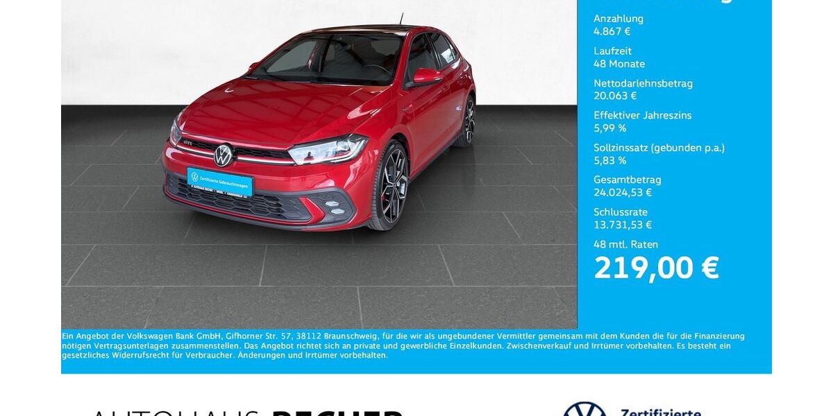 VW Polo 61.235 km 24.930 &euro; Wesel 46485