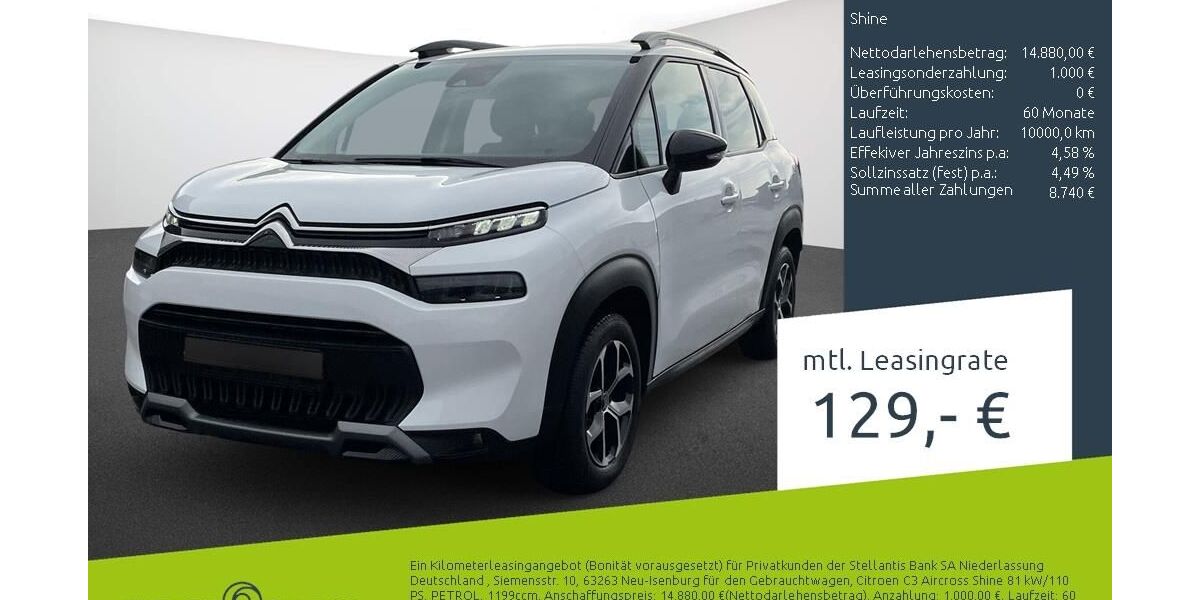 Citroen C3 Aircross 7.860 km 14.979 &euro; Borken 46325