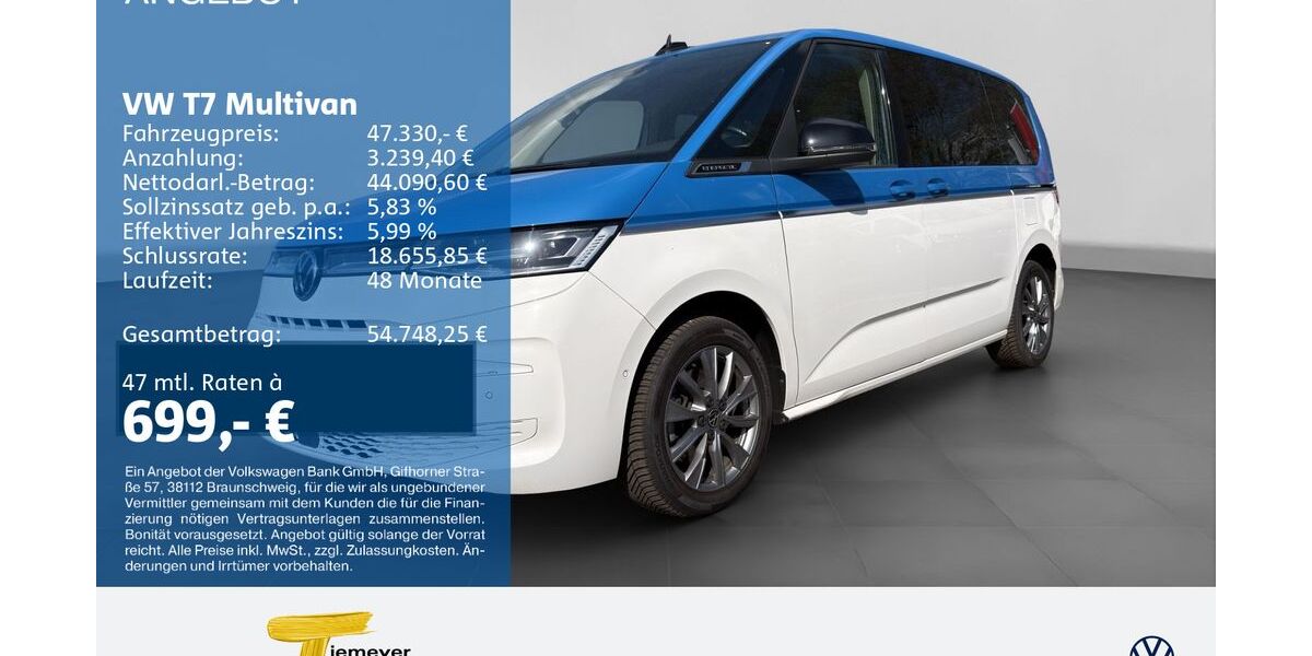 VW T7 Multivan 63.489 km 47.330 &euro; Duisburg 47059