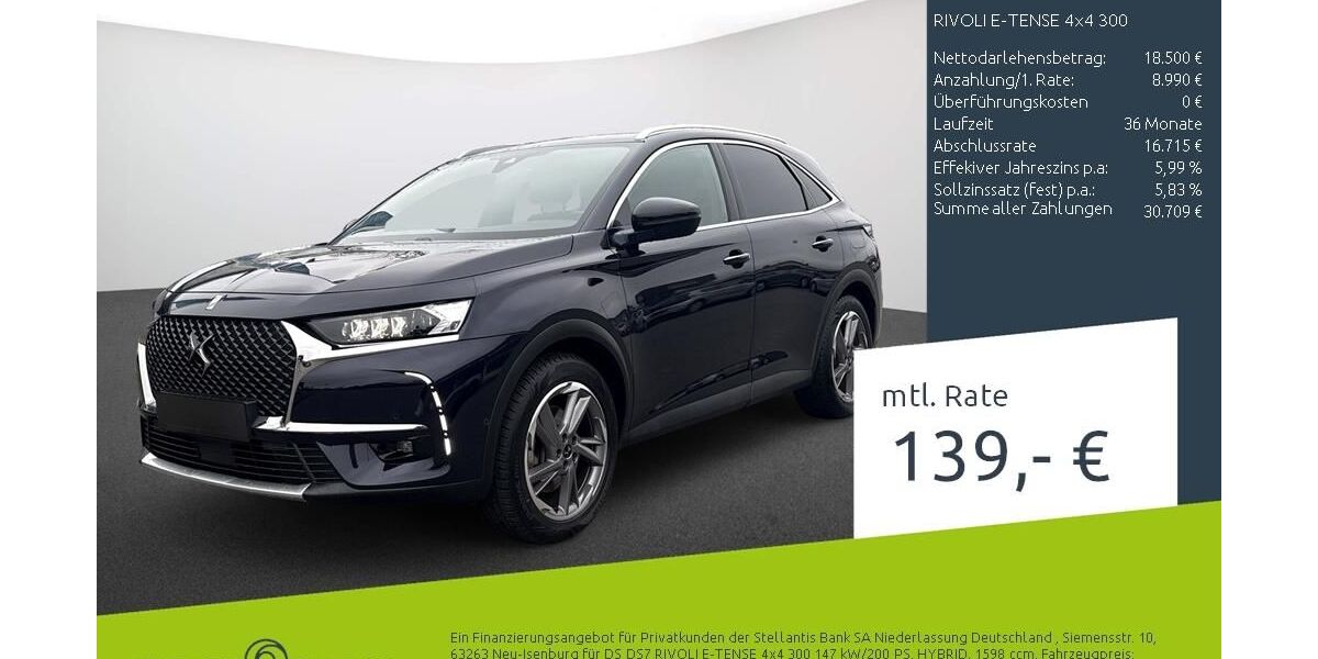 DS Automobiles DS7 (Crossback) 63.860 km 27.924 &euro; Borken 46325