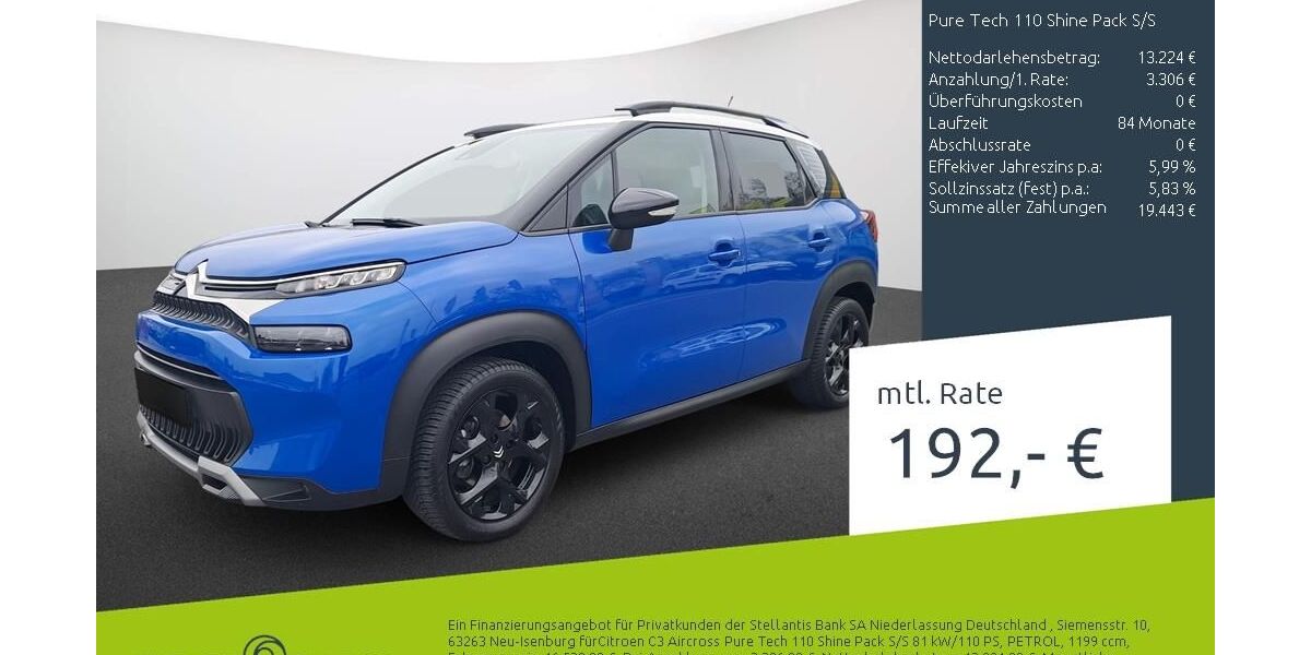 Citroen C3 Aircross 23.686 km 16.530 &euro; Bocholt 46395