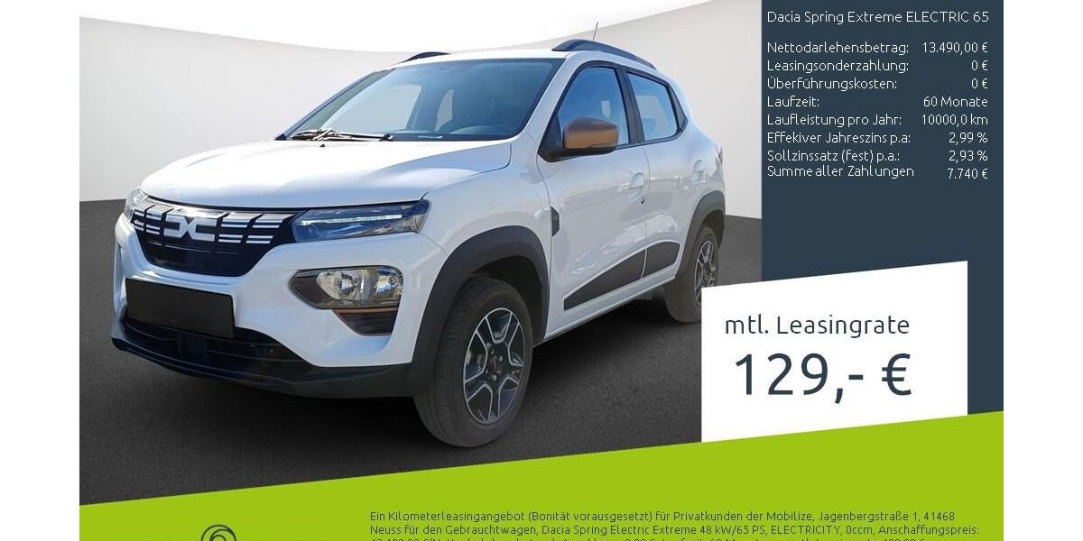 Dacia Spring 26.458 km 12.643 &euro; Borken 46325