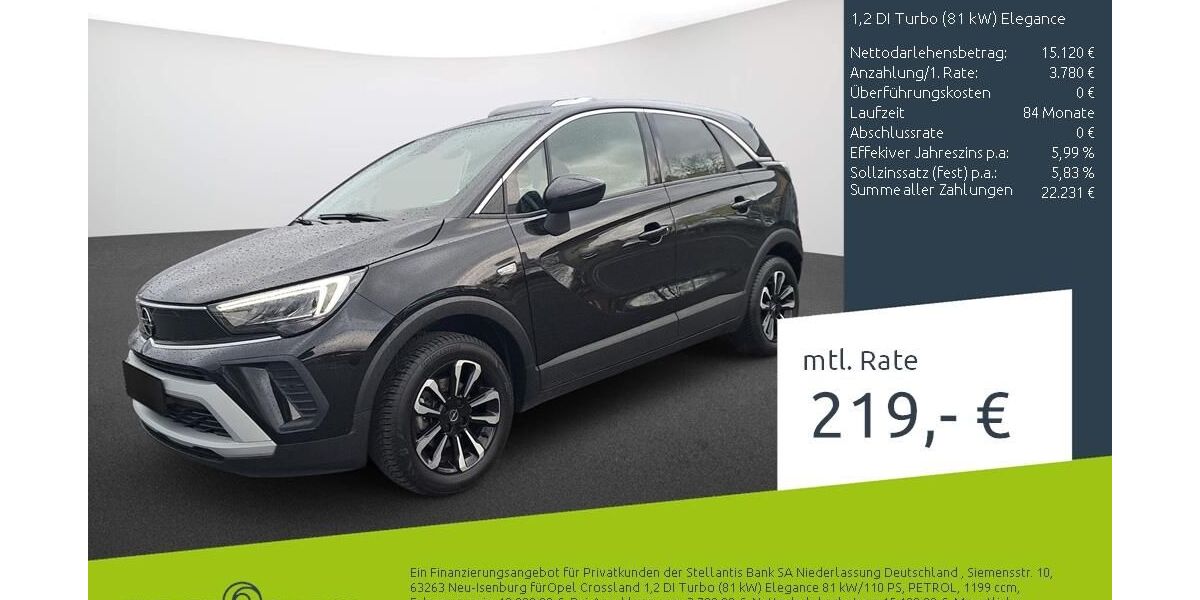 Opel Crossland (X) 27.429 km 18.470 &euro; Bocholt 46395