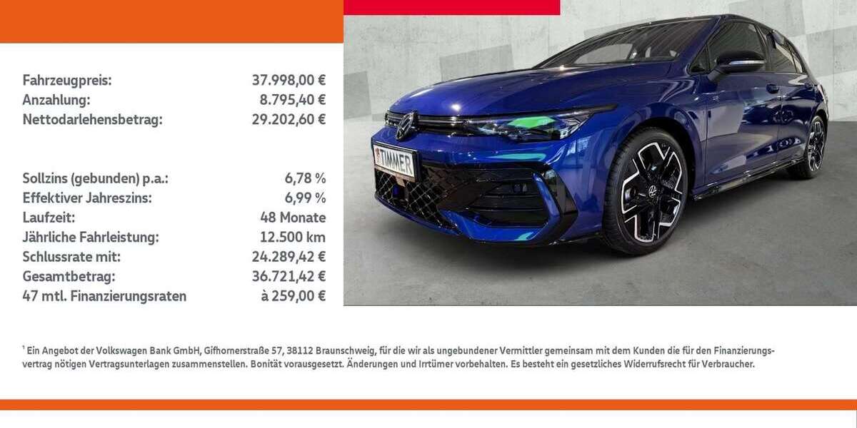 VW Golf R 2.999 km 37.998 &euro; Borken 46325