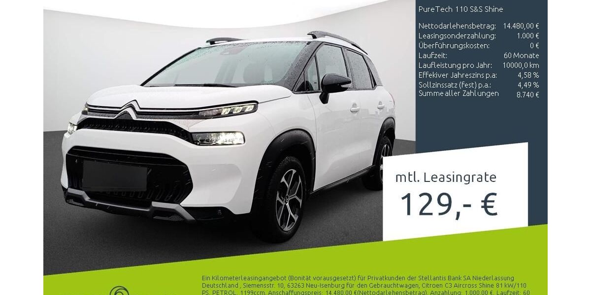 Citroen C3 Aircross 16.817 km 14.489 &euro; Borken 46325