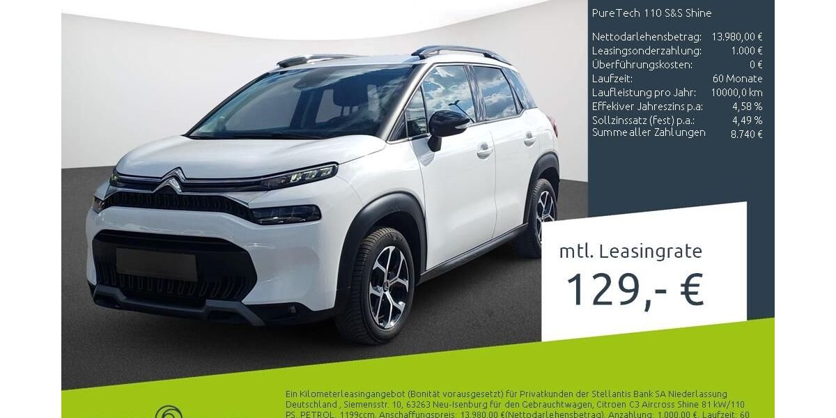 Citroen C3 Aircross 21.042 km 14.480 &euro; Borken 46325
