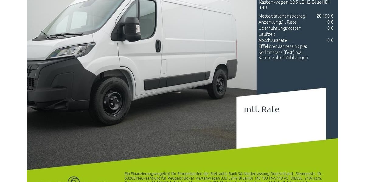 Peugeot Boxer 1.500 km 29.980 &euro; Bocholt 46395