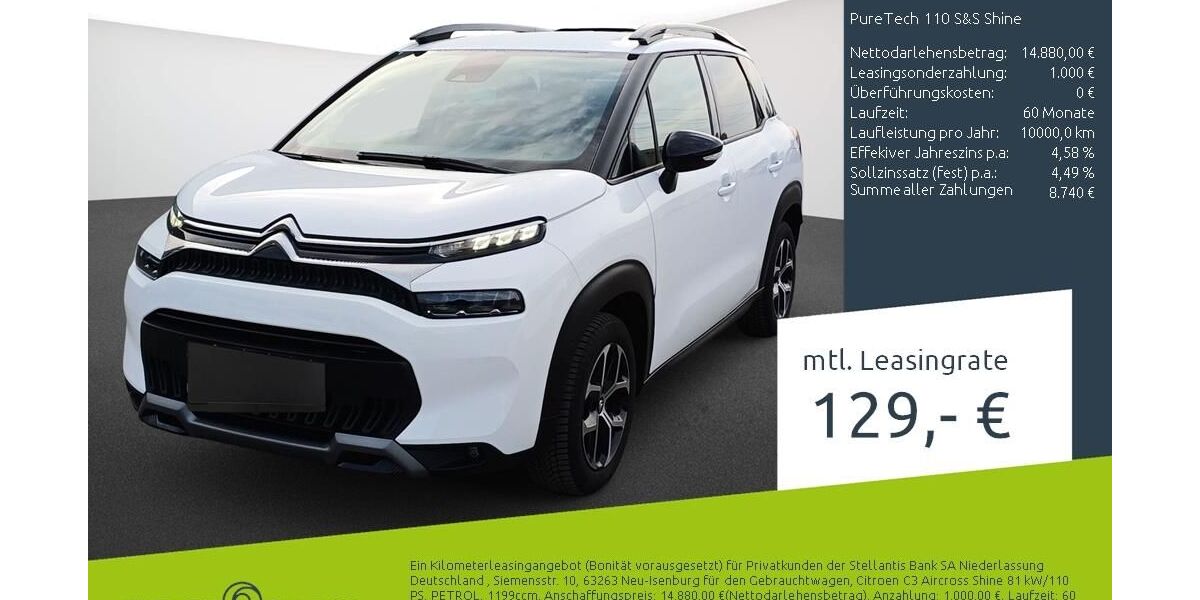 Citroen C3 Aircross 11.665 km 14.899 &euro; Borken 46325