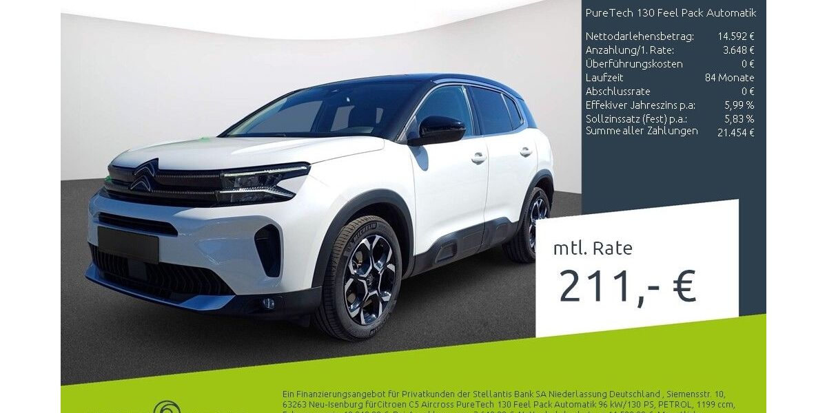 Citroen C5 Aircross 23.280 km 17.830 &euro; Borken 46325