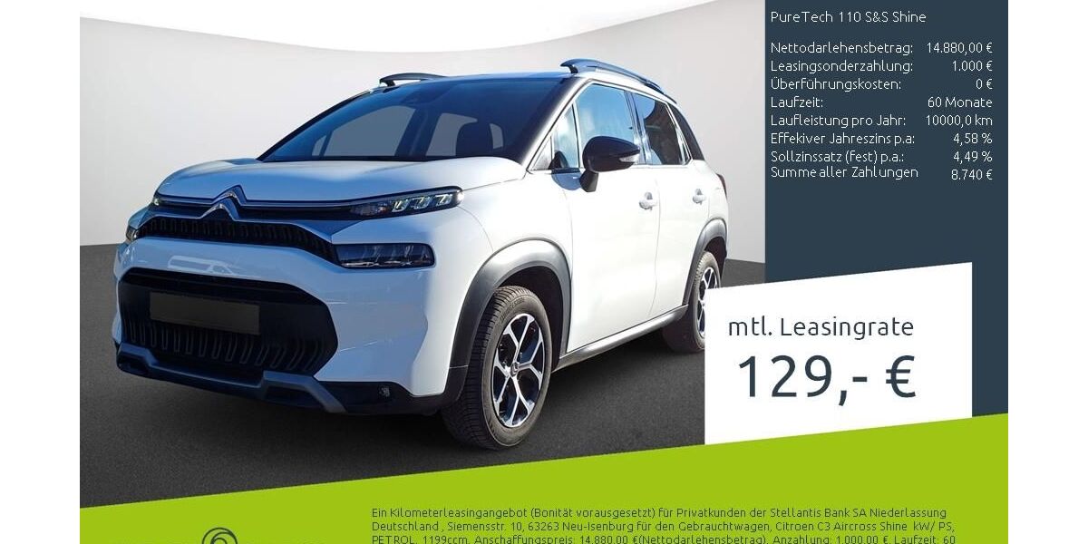 Citroen C3 Aircross 10.182 km 15.639 &euro; Borken 46325