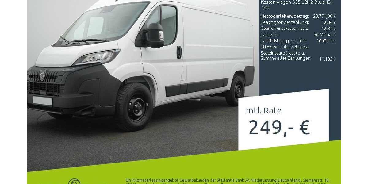 Peugeot Boxer 9.211 km 28.770 &euro; Bocholt 46395