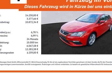 Seat Leon 117.238 km 14.250 &euro; Borken 46325
