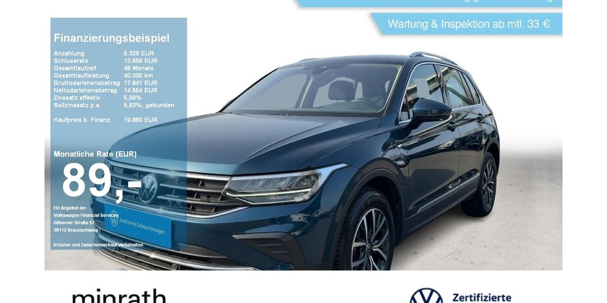 VW Tiguan 121.171 km 19.860 &euro; Moers 47441